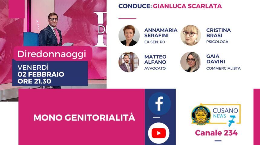 DIRE DONNA OGGI –  Mono genitorialità